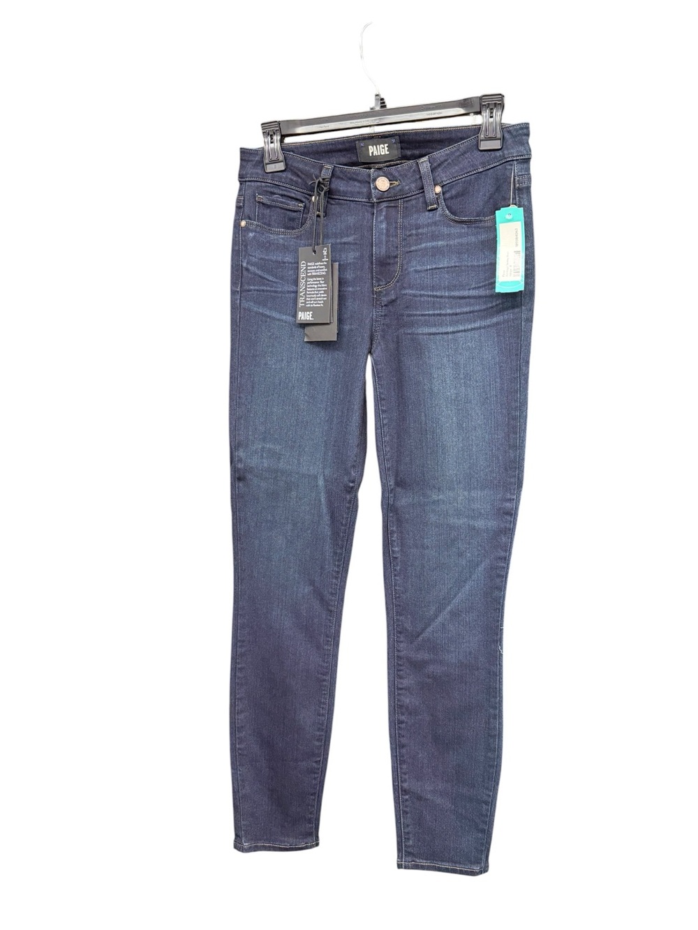 Paige Dark Blue Skinny Jeans - Women's